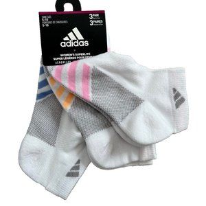 Adidas FZ7008 Set of 3 Socks  White Multi